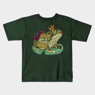 You Define Your Own Beauty Frog Kids T-Shirt